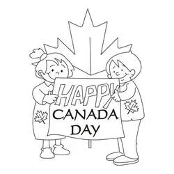 Canada - Free printable coloring pages