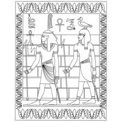Egypt - Free printable coloring pages