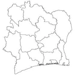Ivory Coast - Free printable coloring pages