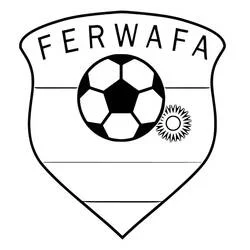 Emblem of the Rwanda football federation coloring page