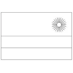 Flag of Rwanda coloring page