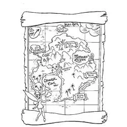 Treasure Map - Free printable coloring pages