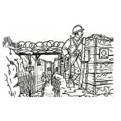 Armistice Day - Free printable coloring pages