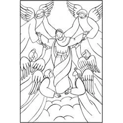 Assumption - Free printable coloring pages
