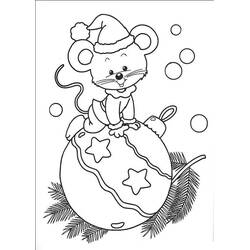 Christmas Ball - Free printable coloring pages