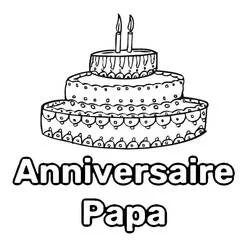 Dad's Birthday - Free printable coloring pages