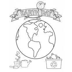Earth Day - Free printable coloring pages