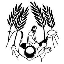 Palm Sunday - Free printable coloring pages