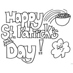Saint Patrick Day - Free printable coloring pages