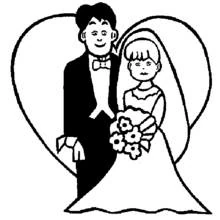 Printable Wedding (Holidays and Celebrations) coloring picture #56040 for creative fun