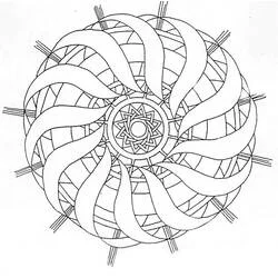 Abstract Mandalas - Free printable coloring pages