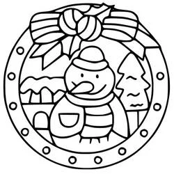 Christmas Mandalas - Free printable coloring pages