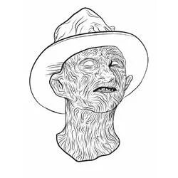 Freddy Krueger - Free printable coloring pages
