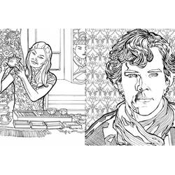 Sherlock - Free printable coloring pages