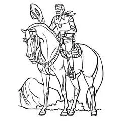 Zorro - Free printable coloring pages