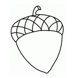 Acorn coloring page #218497 to print and color