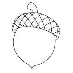 Acorn coloring page #218499 to print and color