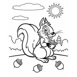 Acorn coloring page #218501 to print and color