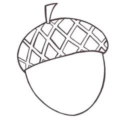 Acorn coloring page #218505 to print and color