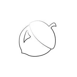 Acorn coloring page #218512 to print and color