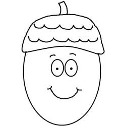 Acorn coloring page #218514 to print and color