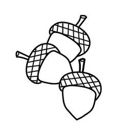 Acorn coloring page #218519 to print and color