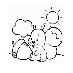Acorn coloring page #218520 to print and color