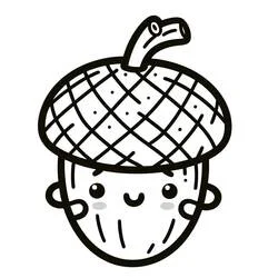 Acorn coloring page #218522 to print and color