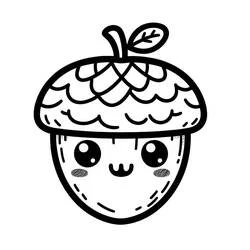 Acorn coloring page #218523 to print and color