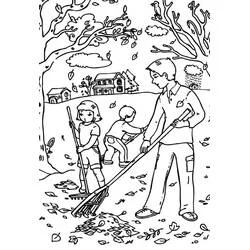 Autumn Season - Free printable coloring pages