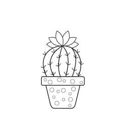 Cactus - Free printable coloring pages