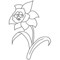 Daffodil - Free printable coloring pages