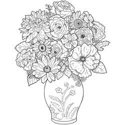 Dahlia - Free printable coloring pages