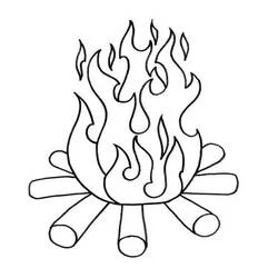 Fire - Free printable coloring pages