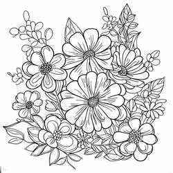 Flower - Free printable coloring pages