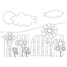 Garden - Free printable coloring pages
