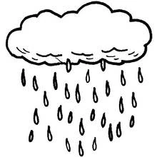 Rain - Free printable coloring pages