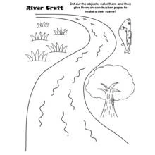 River - Free printable coloring pages