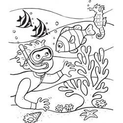Sea - Free printable coloring pages