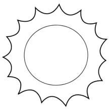 Sun - Free printable coloring pages