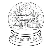 Winter Season - Free printable coloring pages
