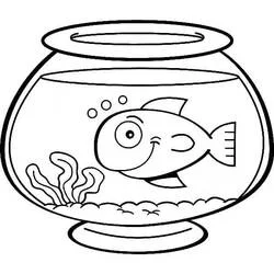 Aquarium - Free printable coloring pages