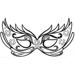 Mask - Free printable coloring pages