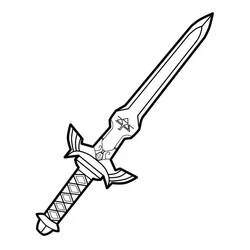 Sword - Free printable coloring pages