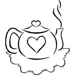 Teapot - Free printable coloring pages