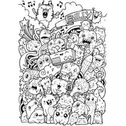 Doodle Art - Free printable coloring pages
