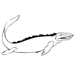 Mosasaurus coloring page #218359 to print and color