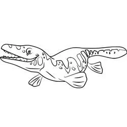 Mosasaurus coloring page #218362 to print and color