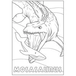 Mosasaurus coloring page #218366 to print and color
