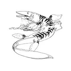 Mosasaurus coloring page #218367 to print and color